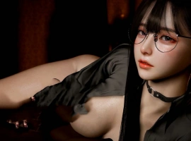 【3D极品/全动态】[VAM] 超美眼镜女神+粉毛女仆的媚黑之旅 完整步兵版【动画/新作/CV/5G】-IS【56】