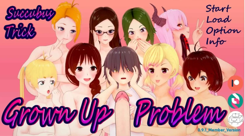 图片[1]-【日系SLG/汉化/动态】魅魔伎俩：成长问题v0.9.1 AI版【PC+安卓/3.46G/更新】Succubus Trick: Grown Up Problem [v0.9.1]-IS【56】